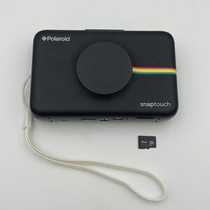Polaroid Snap Touch Instant Print Digital Camera LCD Black - For Parts / Repair